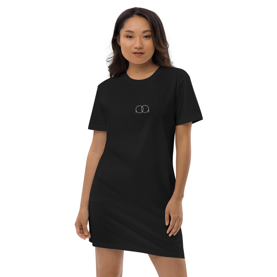 PAQcase Women's T-Shirt Dress PAQCase Black XS 
