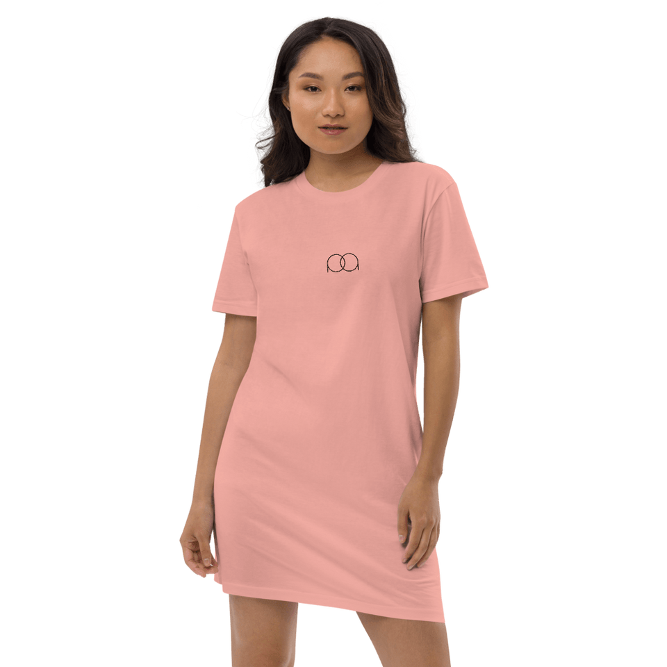 PAQcase Women's T-Shirt Dress PAQCase Canyon Pink XS 