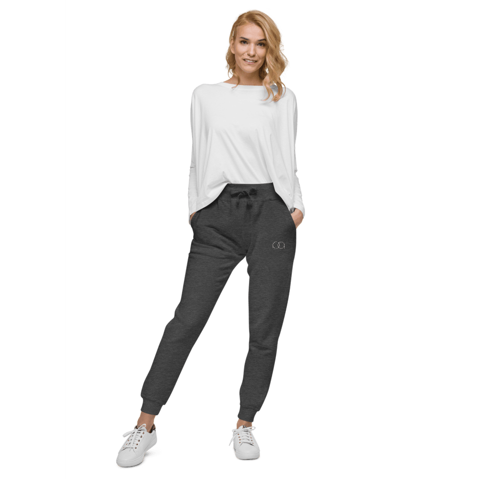 PAQcase Women's Fleece Sweatpants Consumer PAQCase Charcoal Heather XS 