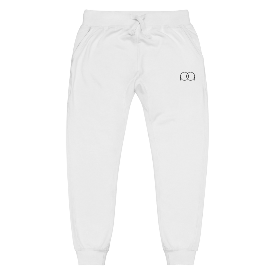 PAQcase Men's Fleece Sweatpants Consumer PAQCase White XS 