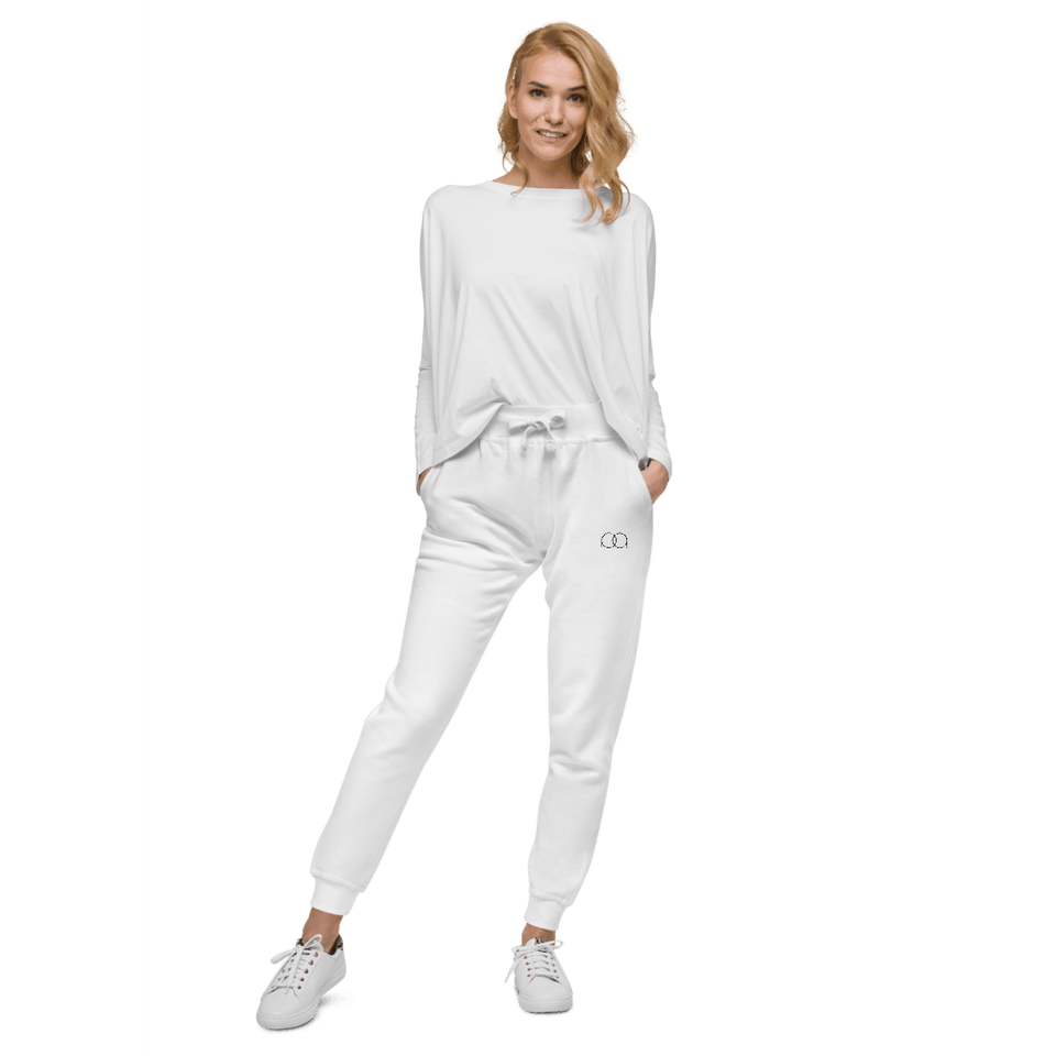 PAQcase Women's Fleece Sweatpants Consumer PAQCase White XS 