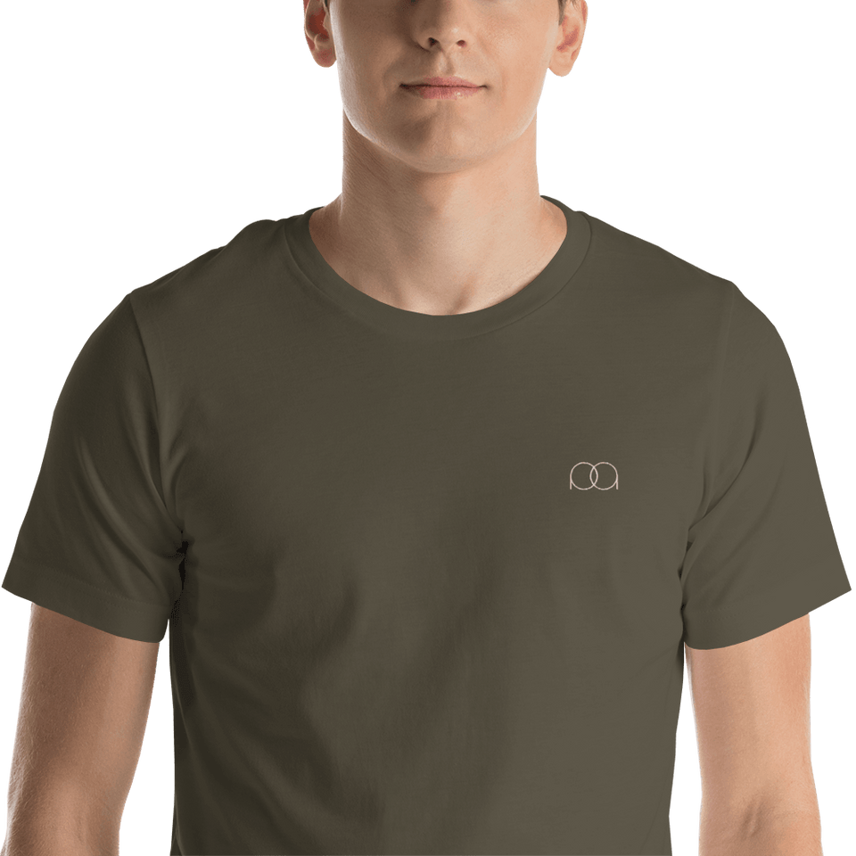 PAQcase Men's Embroidered Tee Consumer PAQCase Army M 