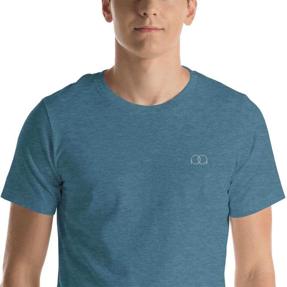 PAQcase Men's Embroidered Tee Consumer PAQCase Heather Deep Teal M 