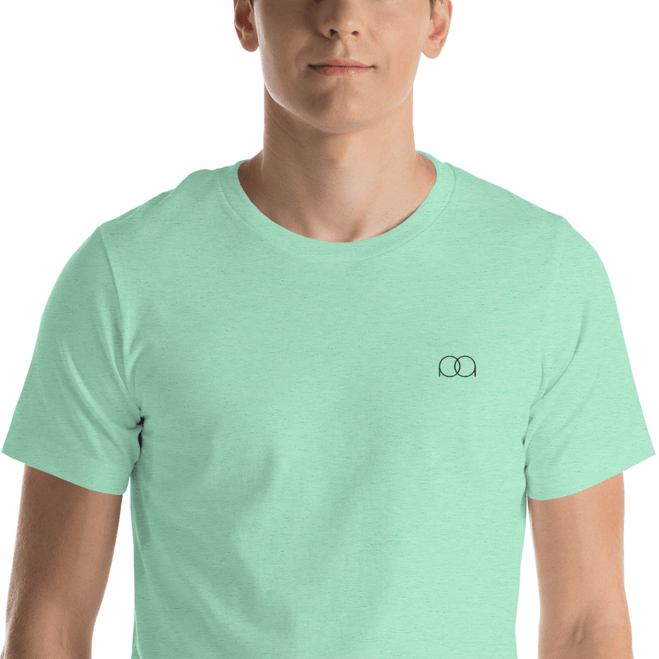 PAQcase Men's Embroidered Tee Consumer PAQCase Heather Mint M 