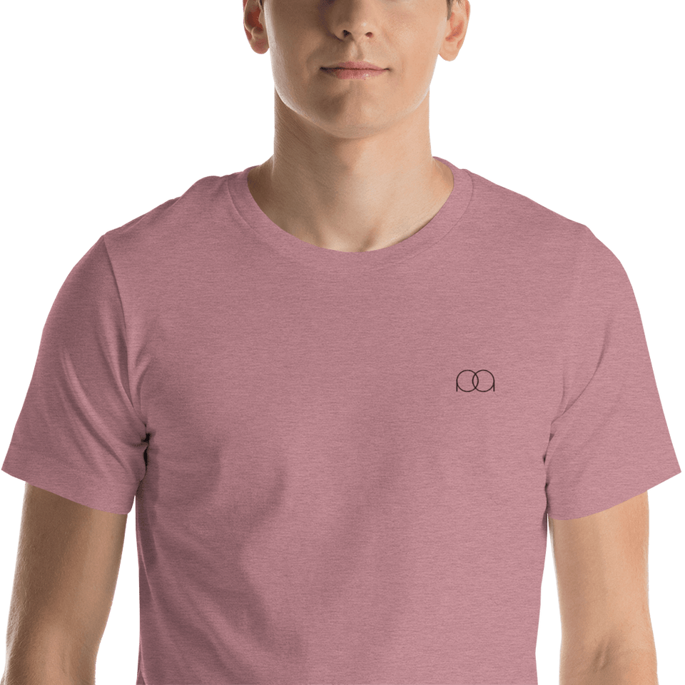 PAQcase Men's Embroidered Tee Consumer PAQCase Heather Orchid M 